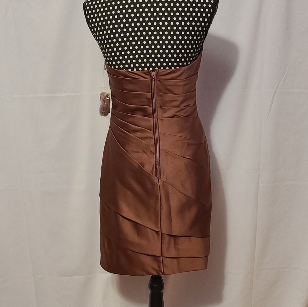 David's Bridal Rosewood Short Dress - Picture 2 of 10